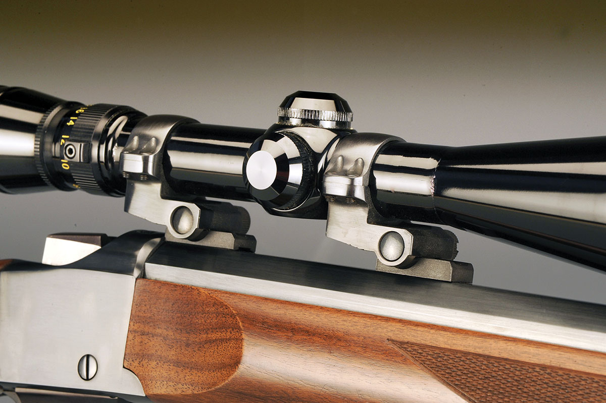 Trzoniec found that installing the Ruger offset rings afforded him extra eye relief to the rear when using high-powered scopes. They are available through the Ruger parts department.